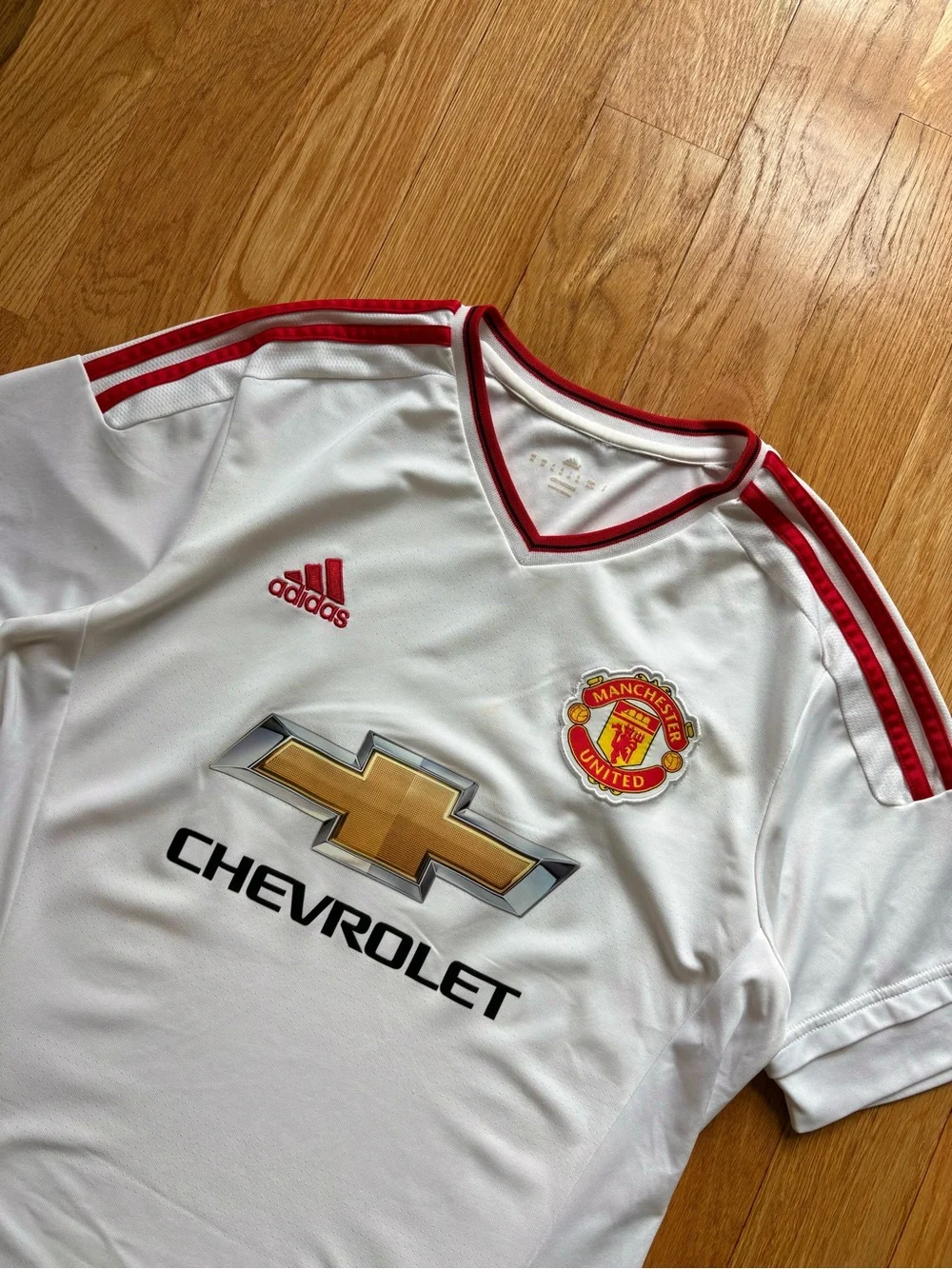 Manchester United Adidas 2015 2016 Away Football Shirt Jersey Kit Top Medium